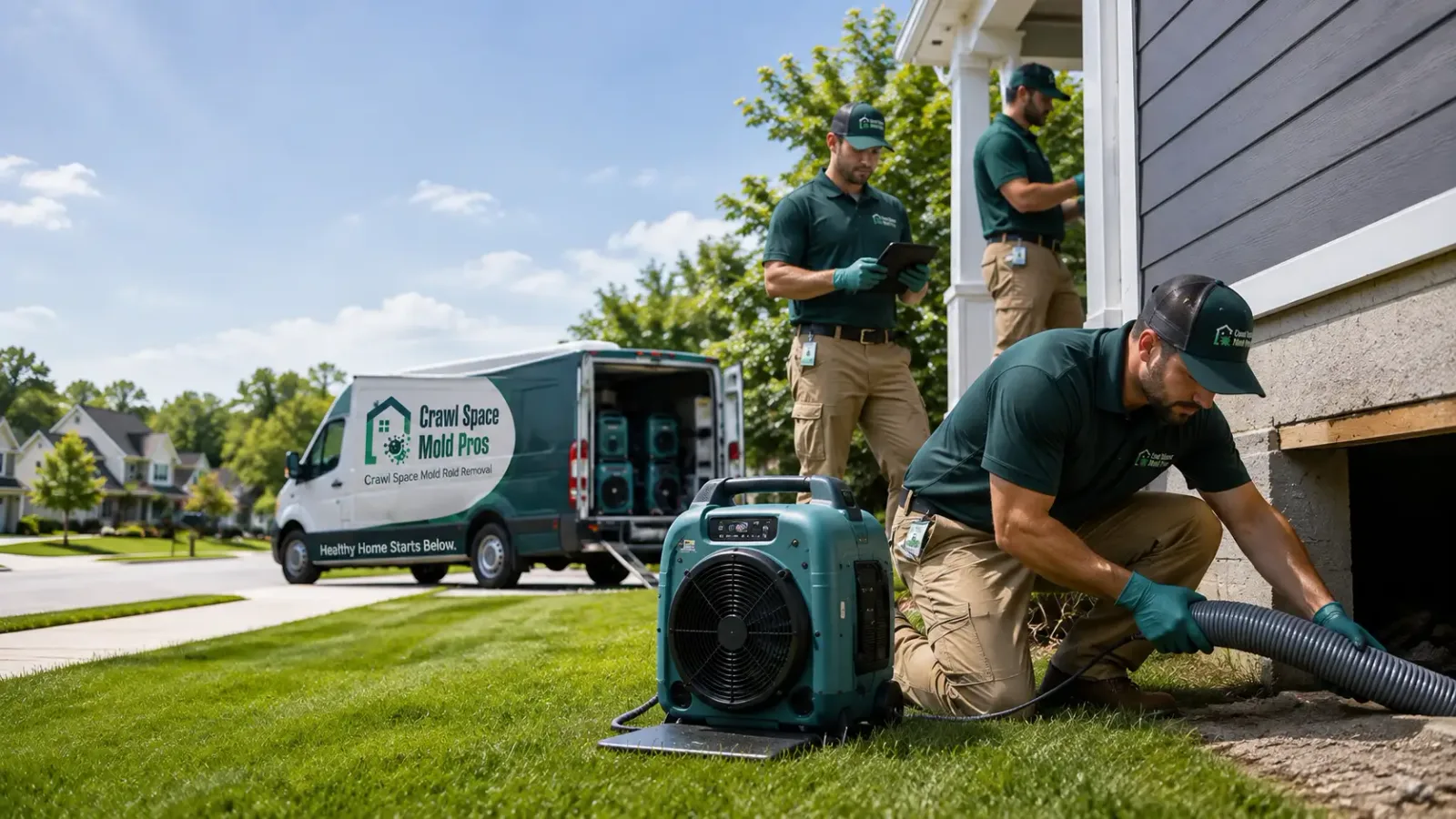 Crawl Space Mold Removal in San Fernando, CA